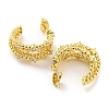 Brass Micro Pave Cubic Zirconia Stud Earrings EJEW-C066-05G-2