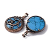 Synthetic Turquoise Pendants G-A241-02R-05-2