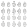 Unicraftale 20Pcs Ion Plating(IP) 304 Stainless Steel Charms STAS-UN0041-53-1