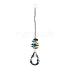 Crystal Teardrop Beaded Wall Hanging Decoration Pendant Decoration HJEW-G019-01E-1