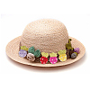 12Pcs 6 Colors Hand Crochet Wool Ornament Accessories DIY-DR0001-09-5