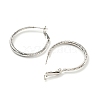 Twisted Big Ring Huggie Hoop Earrings for Girl Women KK-C224-05P-01-2
