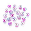 Acrylic Imitation Pearl Beads MACR-Q222-01C-10mm-1