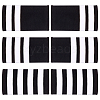 AHADERMAKER 3 Pairs 3 Styles Rectangle Polyester Pilot Epaulettes FIND-GA0003-90B-1