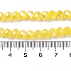 Baking Electroplate Glass Beads Strands LS-DGLA-A039-J6MM-B23-4