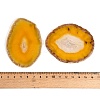 Dyed & Heated Natural Agate Slice Cabochons GG-CBAAF67-01D-3