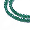 Natural Dyed & Heated Green Onyx Agate Beads Strands G-F596-12B-3mm-3