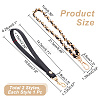 WADORN 2Pcs 2 Style Wristlet Bag Straps DIY-WR0003-05-2