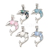 Brass Enamel Pendants KK-H534-01C-P-1