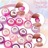 44Pcs 7 Styles UV Plating Resin European Beads RESI-FS0002-03-2