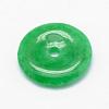 Natural Myanmar Jade/Burmese Jade Charms G-E407-02-1