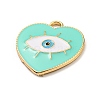 Alloy Enamel Pendants ENAM-D061-01G-03-3