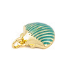 Rack Plating Brass Enamel Pendants X-KK-P269-09G-04-2