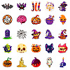 Non Repeating Halloween Cartoon Pumpkin Themed Stickers PW-WG4BCD8-01-5