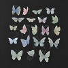 40Pcs 20 Styles PET Adhesive Waterproof Stickers Set DIY-K032-50B-4