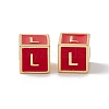Rack Plating Brass Enamel Beads KK-B060-04G-03L-2
