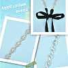 Metal Full Crystal Rhinestone Horse Eye Bridal Waist Belts for Wedding Dress AJEW-WH20080-65F-S-5