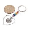 Heart Alloy Pendant Keychain KEYC-JKC00626-04-3