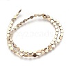 Electroplated Non-magnetic Synthetic Hematite Beads Strands G-P392-D02-1