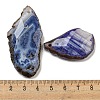 Dyed Natural Druzy Agate Pendants G-G123-06-3