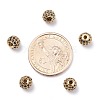 Brass Cubic Zirconia Beads ZIRC-F001-41G-3