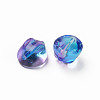 Two Tone Transparent Spray Painted Glass Beads GLAA-Q092-06-C06-3