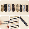 Flat PU Leather Braided Cord OCOR-WH0086-87A-02-5