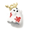 Christmas Theme Alloy Enamel Pendants ENAM-B025-01F-03G-1