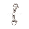 304 Stainless Steel Double Lobster Claw Clasps STAS-E163-57P-A-2