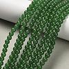 Natural & Dyed Malaysia Jade Bead Strands G-A146-4mm-A06-1