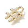 Brass & Plastic Pearl Pendants PL-CBAE379-06LG-B-2