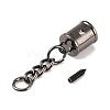 Zinc Alloy Cord Ends FIND-WH0120-45B-2