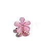 Plastic Flower Claw Hair Clips PW-WGF255D-01-1