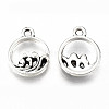 Tibetan Style Alloy Charms TIBE-S323-068AS-RS-2