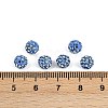 Polymer Clay Rhinestone Beads RB-H284-6MM-Half-2-2