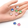 8Pcs 4 Colors Alloy Resin Pendants FIND-YW0003-76-3