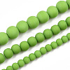 Opaque Glass Beads Strands GLAA-T032-P6mm-MD06-4