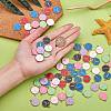 72Pcs 9 Colors Alloy Enamel Pendants ENAM-SZ0001-79A-01-4