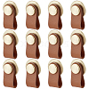 Oval Leather Drawer Handles AJEW-WH0251-72-1