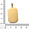 Tarot 304 Stainless Steel Enamel Pendants STAS-M119-09N-G-2
