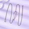 Iron Kilt Pin Pendant 304 Stainless Steel Curb Chain Necklaces NJEW-JN05679-4