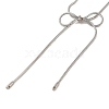 304 Stainless Steel Snake Chain Necklaces NJEW-Q339-03P-2