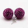 925 Sterling Silver Austrian Crystal Rhinestone Ear Studs SWARJ-D470-502-2