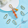 6Pcs Brass Screw Clasps KK-UN0004-76-2