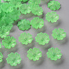 Transparent Frosted Acrylic Bead Caps X-MACR-S371-04A-733-1