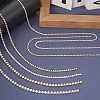 6 Styles Brass Rhinestone Strass Chains CHC-TA0001-05-13