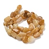 Natural Topaz Jade Beads Strands G-P497-01E-12-3