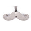 201 Stainless Steel Enamel Pendants STAS-S110-075K-2