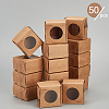 Foldable Creative Kraft Paper Box CON-WH0077-16B-4