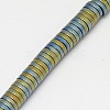Electroplate Non-magnetic Synthetic Hematite Beads Strands G-J164B-4mm-08-3